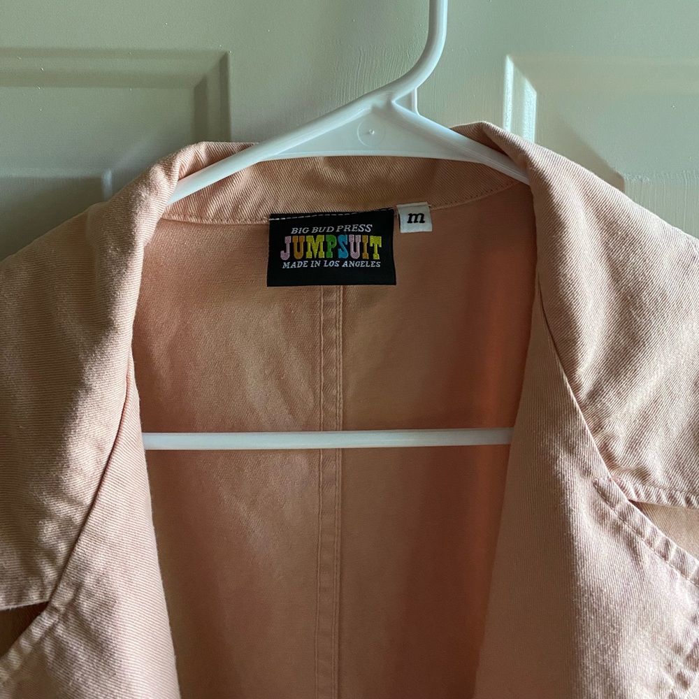 Big Bud Press Jumpsuit (pink, short sleeves, medium)